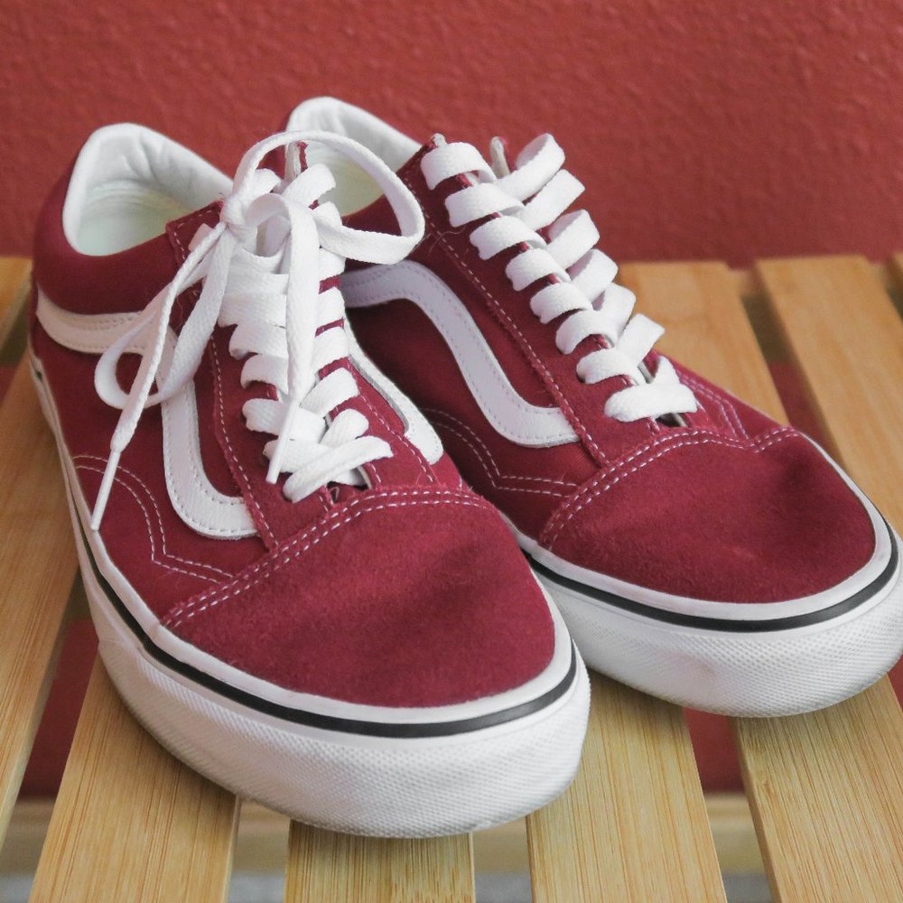 Wine Colored Vans